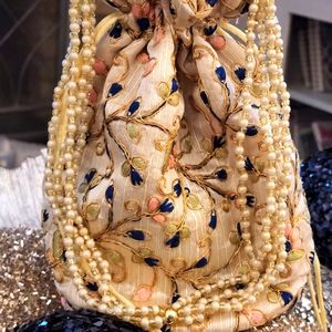Drawstring Clutch